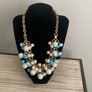 Gold beaded necklace